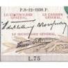 F 46-01 - 08/12/1938 - 5000 francs - Victoire modifié 2 - Série L.75 - Etat : TB