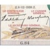 F 46-01 - 08/12/1938 - 5000 francs - Victoire modifié 2 - Série G.84 - Etat : TB