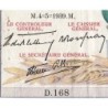 F 46-05 - 04/05/1939 - 5000 francs - Victoire modifié 2 - Série D.168 - Etat : TTB