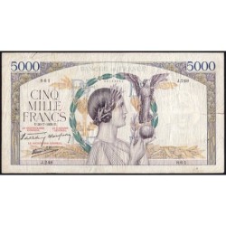 F 46-08 - 20/07/1939 - 5000 francs - Victoire modifié 2 - Série J.248 - Etat : B