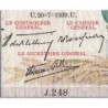F 46-08 - 20/07/1939 - 5000 francs - Victoire modifié 2 - Série J.248 - Etat : B