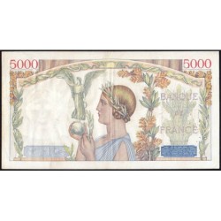 F 46-12 - 28/09/1939 - 5000 francs - Victoire modifié 2 - Série X.330 - Etat : TTB+