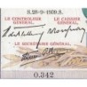 F 46-12 - 28/09/1939 - 5000 francs - Victoire modifié 2 - Série O.342 - Etat : TTB+
