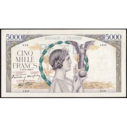 F 46-15 - 19/10/1939 - 5000 francs - Victoire modifié 2 - Série J.415 - Etat : SUP