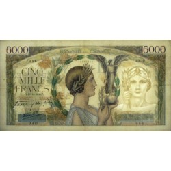 F 46-15 - 19/10/1939 - 5000 francs - Victoire modifié 2 - Série J.415 - Etat : SUP