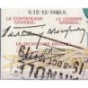 F 46-16 - 12/12/1940 - 5000 francs - Victoire modifié 2 - Série U.438 - Annulé - Etat : SPL