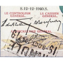 F 46-16 - 12/12/1940 - 5000 francs - Victoire modifié 2 - Série U.438 - Annulé - Etat : SPL