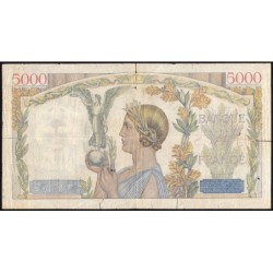 F 46-16 - 12/12/1940 - 5000 francs - Victoire modifié 2 - Série Z.439 - Etat : B-
