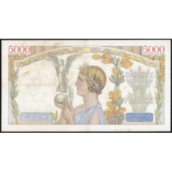 F 46-26 - 18/09/1941 - 5000 francs - Victoire modifié 2 - Série X.668 - Etat : TTB