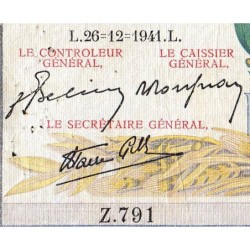 F 46-31 - 26/12/1941 - 5000 francs - Victoire modifié 2 - Série Z.791 - Etat : AB