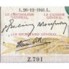 F 46-31 - 26/12/1941 - 5000 francs - Victoire modifié 2 - Série Z.791 - Etat : AB