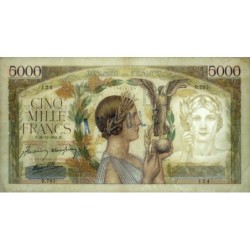 F 46-31 - 26/12/1941 - 5000 francs - Victoire modifié 2 - Série R.793 - Annulé - Etat : TTB