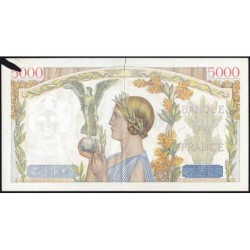 F 46-34 - 05/03/1942 - 5000 francs - Victoire modifié 2 - Série V.861 - Annulé - Etat : AB