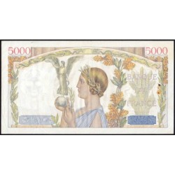 F 46-34 - 05/03/1942 - 5000 francs - Victoire modifié 2 - Série M.862 - Etat : TTB-