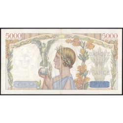 F 46-35 - 19/03/1942 - 5000 francs - Victoire modifié 2 - Série L.887 - Etat : SUP-