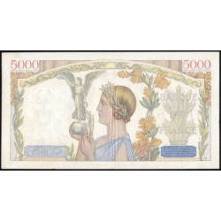 F 46-35 - 19/03/1942 - 5000 francs - Victoire modifié 2 - Série E.888 - Etat : TTB+