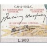 F 46-36 - 02/04/1942 - 5000 francs - Victoire modifié 2 - Série L.903 - Etat : TB-