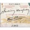 F 46-38 - 09/07/1942 - 5000 francs - Victoire modifié 2 - Série J.963 - Etat : TB