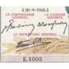 F 46-40 - 20/08/1942 - 5000 francs - Victoire modifié 2 - Série E.1005 - Etat : TTB