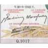 F 46-40 - 20/08/1942 - 5000 francs - Victoire modifié 2 - Série Q.1017 - Etat : TTB+