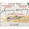 F 46-45 - 10/12/1942 - 5000 francs - Victoire modifié 2 - Série Q.1132 - Etat : TTB