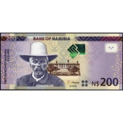 Namibie - Pick 15d - 200 dollars - Série P - 2022 - Etat : NEUF