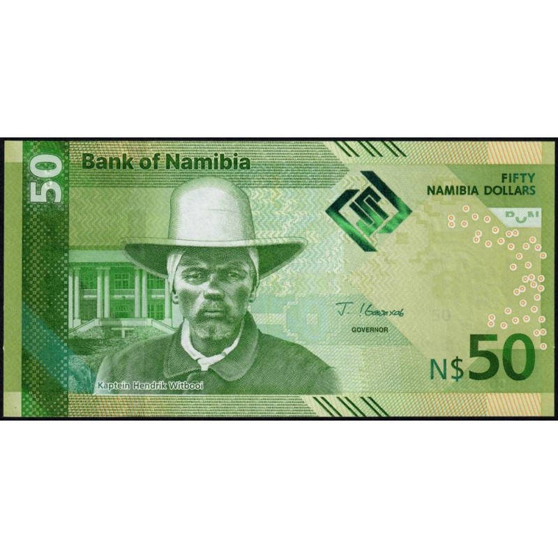 Namibie - Pick 22a - 50 dollars - Série GG - 2025 - Etat : NEUF