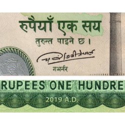 Népal - Pick 80b - 100 rupees - Série अः/67 - 2019 - Etat : NEUF
