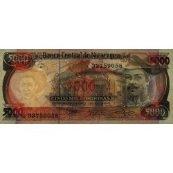 Nicaragua - Pick 146 - 5'000 córdobas - Série G - 11/06/1985 - Etat : NEUF