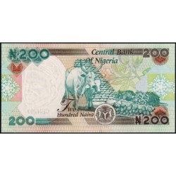 Nigéria - Pick 29v - 200 naira - Série AH/15 - 2022 - Etat : SPL+