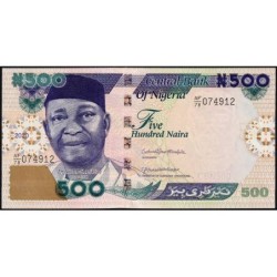 Nigéria - Pick 30s - 500 naira - Série AF/78 - 2020 - Etat : NEUF