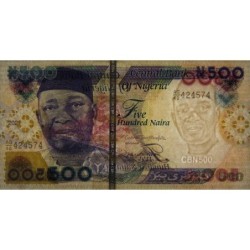 Nigéria - Pick 30t - 500 naira - Série AG/40 - 2021 - Etat : NEUF
