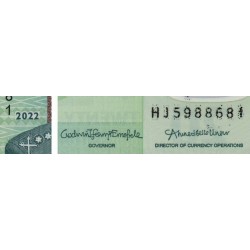 Nigéria - Pick 34r - 20 naira - Série GY - 2022 - Polymère - Etat : NEUF