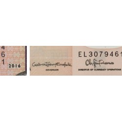 Nigéria - Pick 38g - 5 naira - Série EL - 2016 - Polymère - Etat : NEUF