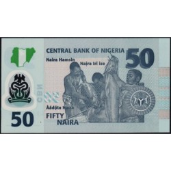 Nigéria - Pick 40n - 50 naira - Série DB - 2024 - Polymère - Etat : NEUF