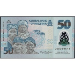 Nigéria - Pick 40o_2 - 50 naira - Série CU - 2025 - Polymère - Etat : NEUF