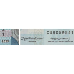 Nigéria - Pick 40o_2 - 50 naira - Série CU - 2025 - Polymère - Etat : NEUF