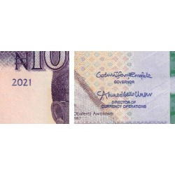 Nigéria - Pick 41c - 100 naira - Série DZ - 2021 - Commémoratif - Etat : NEUF