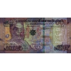 Nigéria - Pick 41e- 100 naira - Série GX - 2024 - Commémoratif - Etat : NEUF