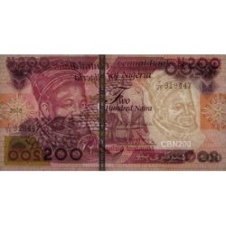 Nigéria - Pick 47b_2- 200 naira - Série T/05 - 2023 - Etat : NEUF