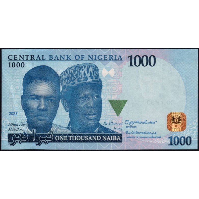 Nigéria - Pick 49b_2 - 1'000 naira - Série K/68 - 2023 - Etat : NEUF