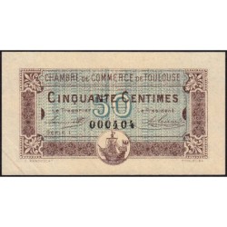 Toulouse - Pirot 122-22 - 50 centimes - Série 1 - 20/06/1917 - Petit numéro - Etat : SUP+