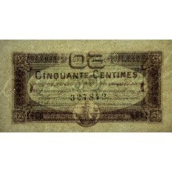 Toulouse - Pirot 122-22 variété - 50 centimes - Série 1 - 20/06/1917 - Etat : TTB+