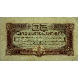 Toulouse - Pirot 122-22 variété - 50 centimes - Série 1 - 20/06/1917 - Etat : SUP