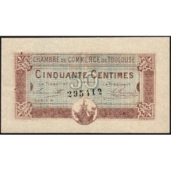 Toulouse - Pirot 122-22 - 50 centimes - Série 4 - 20/06/1917 - Etat : SUP+