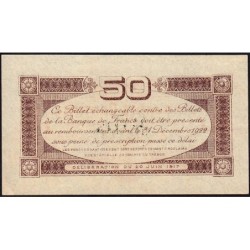 Toulouse - Pirot 122-22 - 50 centimes - Série 4 - 20/06/1917 - Etat : SUP+