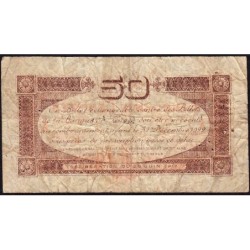 Toulouse - Pirot 122-22 - 50 centimes - Série 4 - 20/06/1917 - Etat : B
