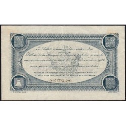 Toulouse - Pirot 122-27 variété - 1 franc - Série 1 - 20/06/1917 - Etat : TTB+