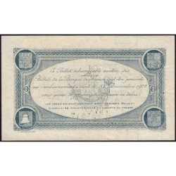 Toulouse - Pirot 122-27 variété - 1 franc - Série 3 - 20/06/1917 - Etat : TTB+