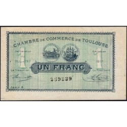 Toulouse - Pirot 122-27 variété - 1 franc - Série 3 - 20/06/1917 - Etat : SUP+